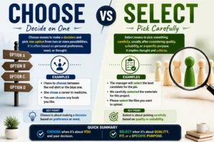 Choose vs Select