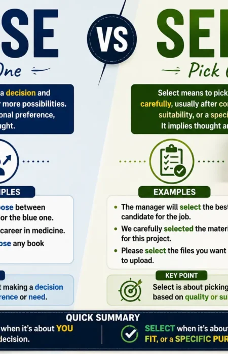 Choose vs Select