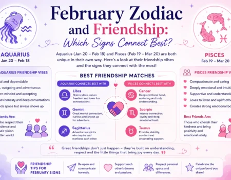 February Zodiac and Friendship: Which Signs Connect Best?