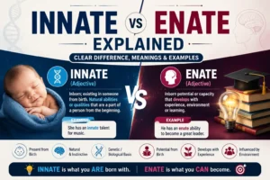 Innate vs enate explained